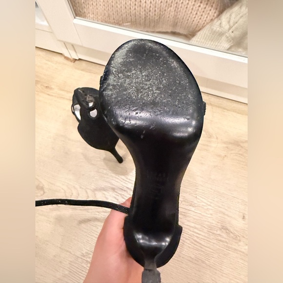 Stuart Weitzman Glittering Black Heels - Picture 4 of 5